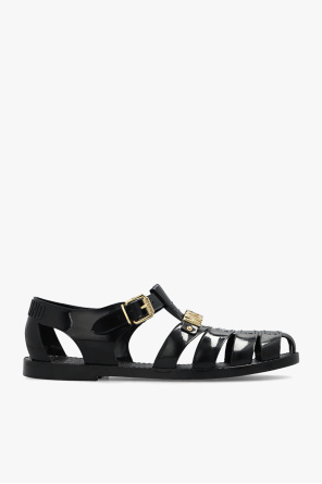 サンダル MOSCHINO COUTURE Men Sandals Black B10073G0MGB0 000 Moschino Sandals men Moschino Couture BLACK 40 - Sandals